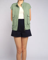 Utility Cargo Vest - Green